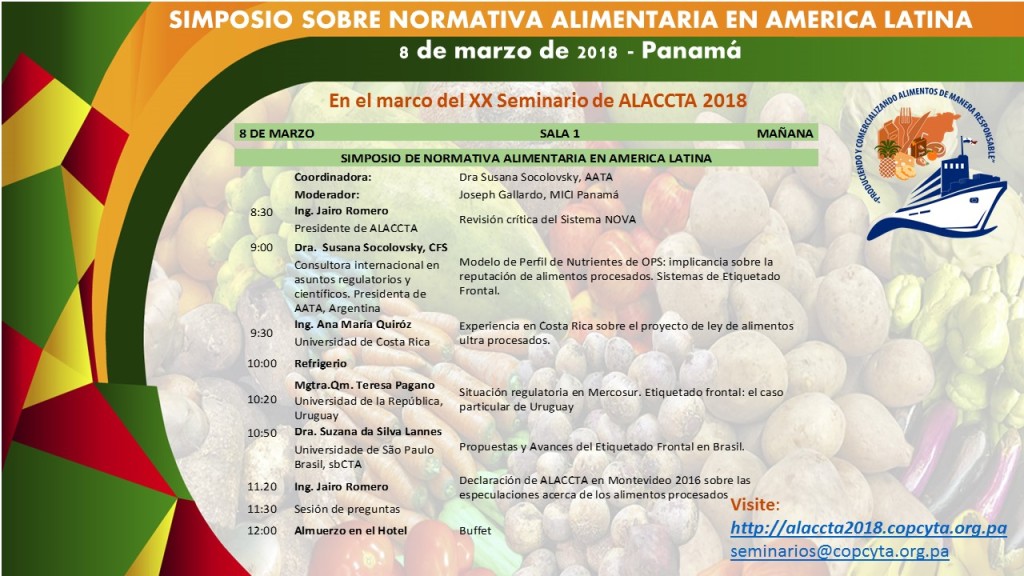 SIMPOSIO NORMATIVA ALIMENTARIA EN LA